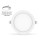 Downlight LED Redondo 222mm Blanco 18W 2100Lm, Corte 190mm. Ideal para Techos Lamas